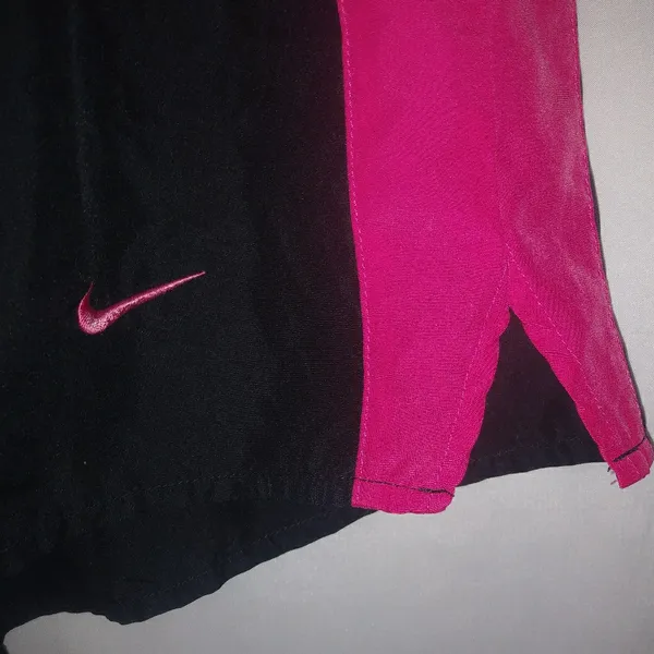 NIKE Black Pink Lined Athletic Shorts M - Image 2