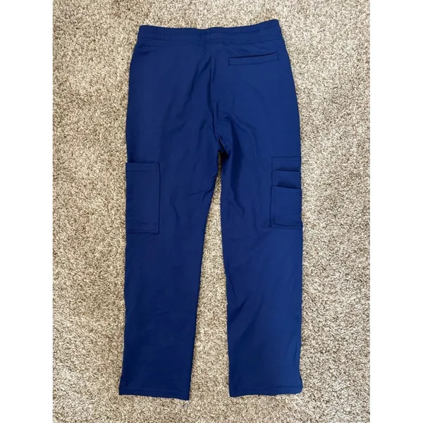Scope Scrubs 8 Pocket Straight Navy Pants Women’s Small Scopesoft Fabric - Image 3