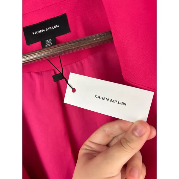 Women’s Karen Millen Size 18 Bright Pink Blazer - Image 5