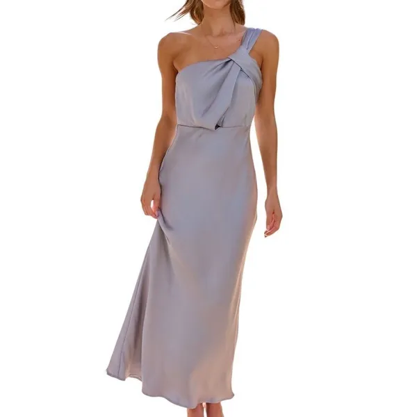 NWT Billy J Greta One Shoulder Maxi Dress 10 - Image 5