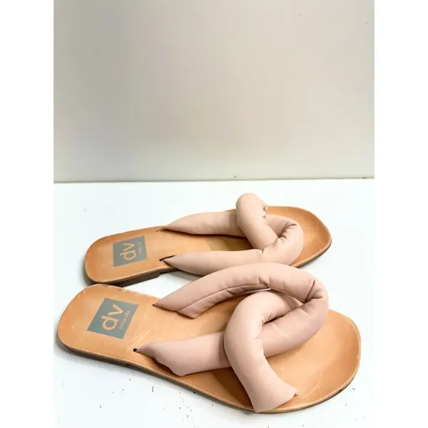 DV Dolce Vita Sandals Womens Size 5.5 Pink Janae Slip On Flats‎ - Image 3
