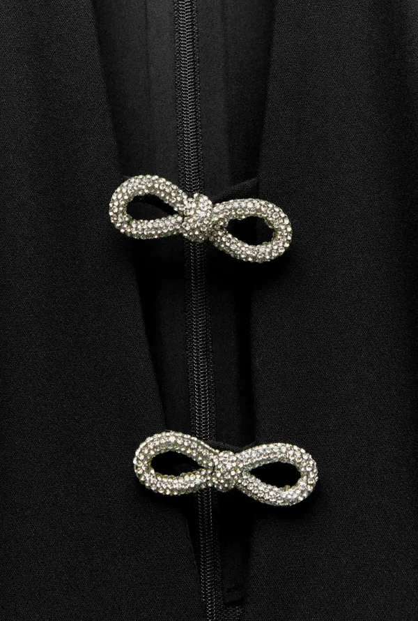 Jewel Bow Mini Dress - Image 6