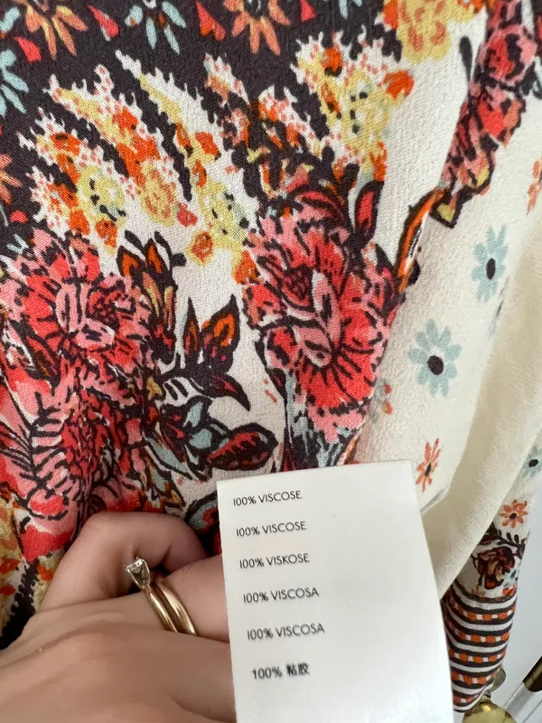 Free People Mix N Match Long Wide Sleeve Blouse - Image 7