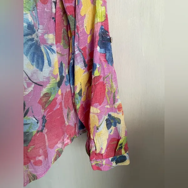 Zac & Rachel Multicolor Floral Blouse - Image 4