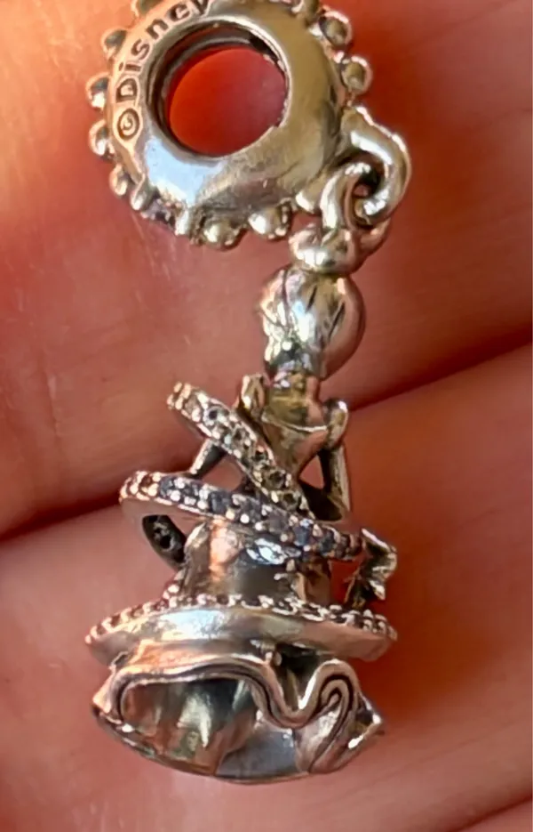 New in box Pandora x Disney CINDERELLA blue cz ribbon - Image 2