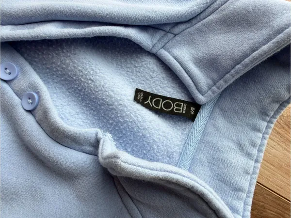 Cotton On Body Resort Club Light Blue Embroidered Sweatshirt S - Image 4