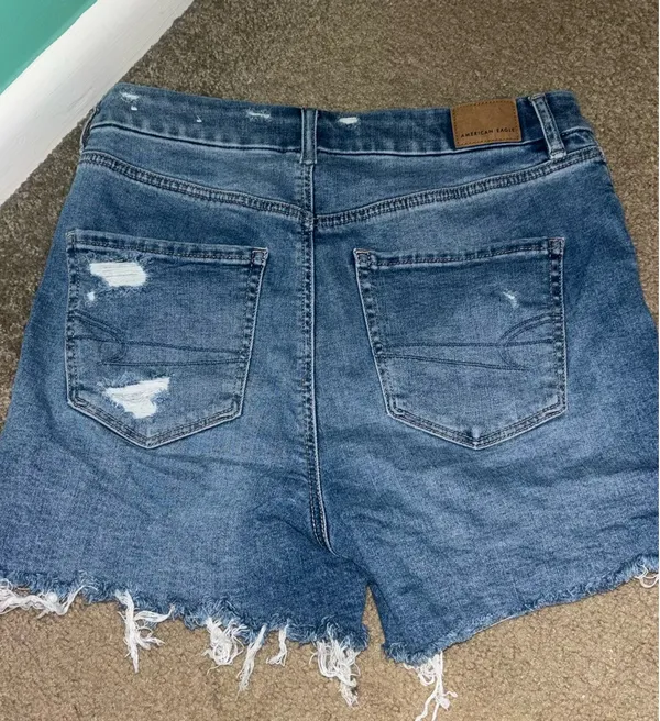 American Eagle Jean Shorts Super High-Rise Curvy 8 - Image 2