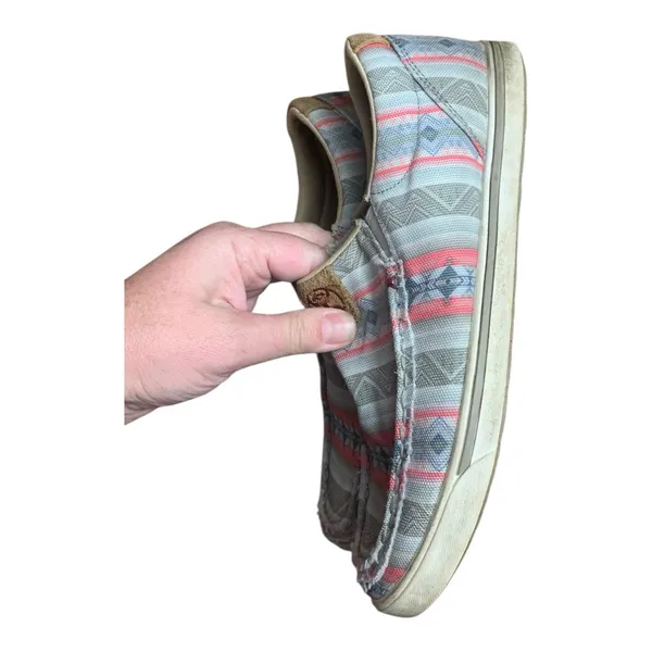 Twisted X Hooey size 8.5 m slip on shoe loper western atec striped casual hey - Image 5