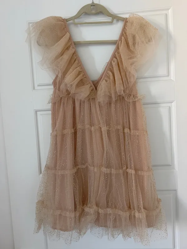Show Me Your Mumu Miranda Dress in Sparkle Dust Tulle - Image 2