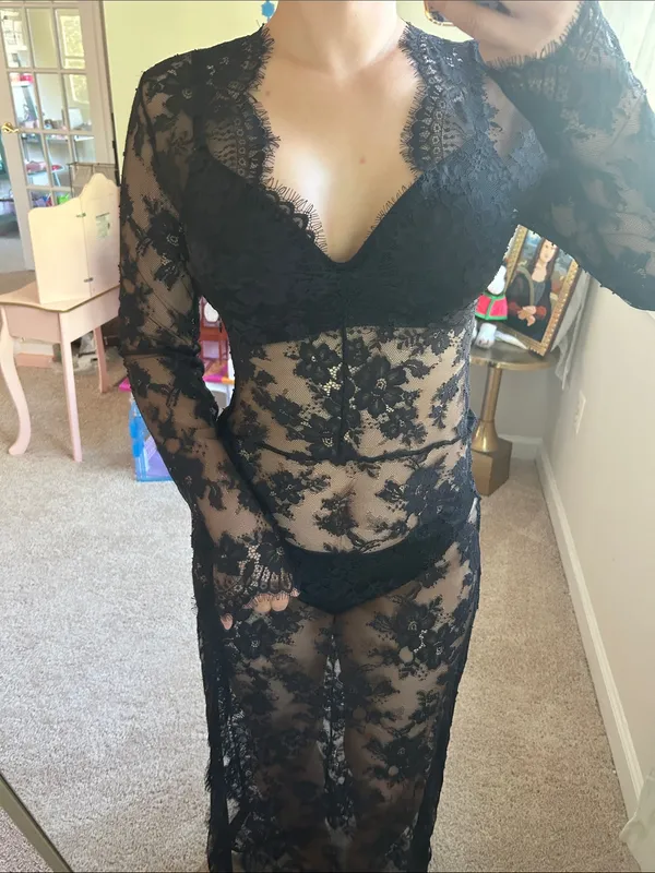 Zara lace long dress. XS-S - Image 14