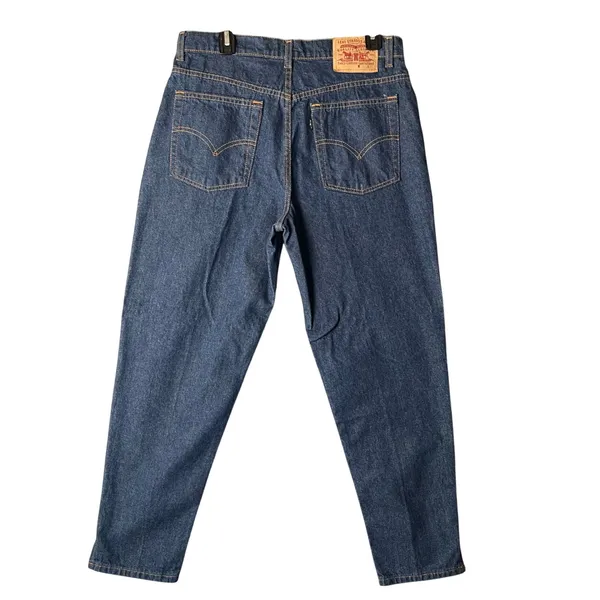 Vintage 90s Levi's 664 Jeans USA Made High Rise Mom Tapered Denim 30x28‎ 12 M - Image 4