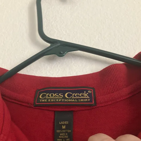 FINAL MARKDOWN Ladies cross creek polo shirt medium - Image 2