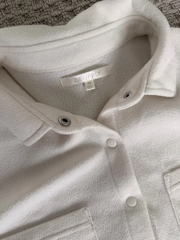 Z Supply Fleece Button-Up - Image 2