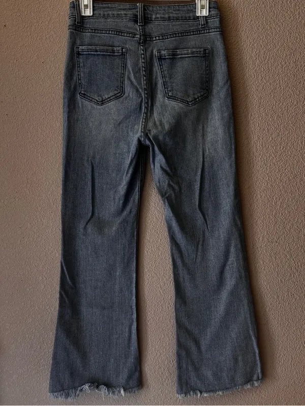 Armani Jeans Light Blue Wide-Leg Flare Jeans - Image 3