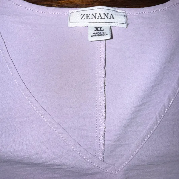 2 -Zenana Outfitters Vibrant Pink/Grey Short Sleeve Tee Women’s XL - Image 8