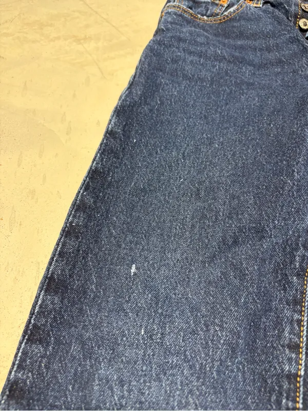 Levi’s 501 Dark Blue Denim Jeans 25 x 30 - Image 3