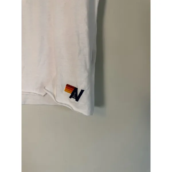 Aviator Nation Smiley Tee Short Sleeve T-shirt Yellow White Size XS $83 - Image 6