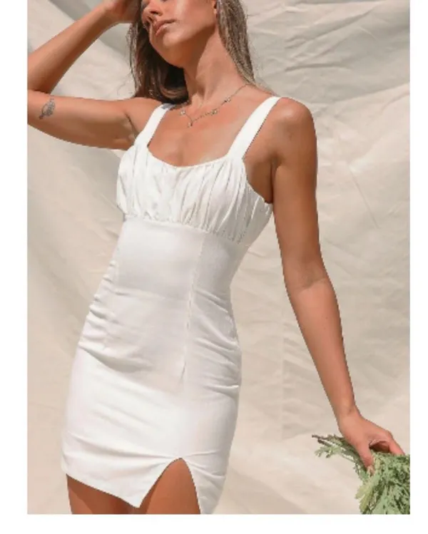 Peppermayo white linen mini dress new with tags 🤍 day in Versailles - Image 2