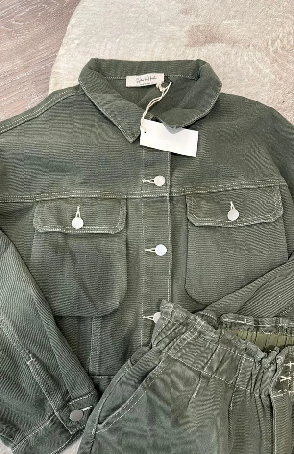 Denim Set Green - Image 4