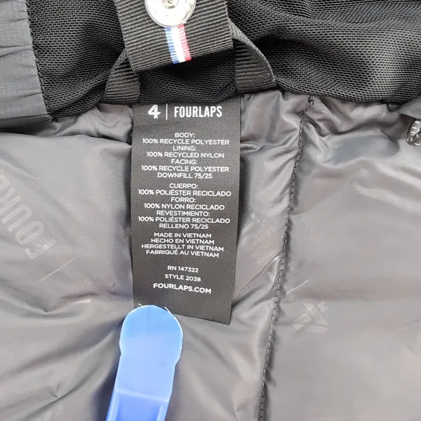 4 Laps FourLaps Black Women's Cover Down Jacket Goose Down Puffer - Size S - NWT - Image 6