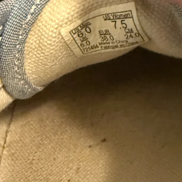 Vans Sky Blue Canvas Sneakers‎ - Image 10