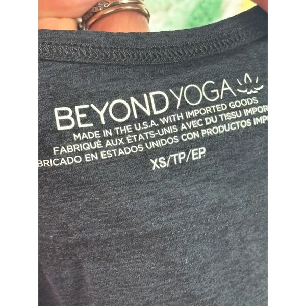 Beyond Yoga Black Racerback Cropped Tank Top Activewear‎ XS - Image 7