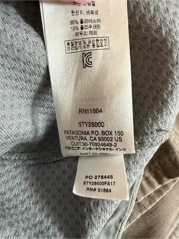 Patagonia Women’s Adze‎ Parka Grey Softshell Windblock Water Resistant Long L - Image 8