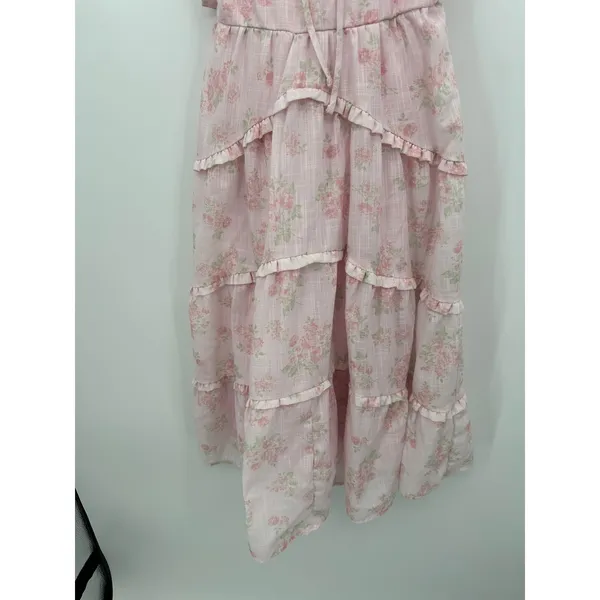 Francescas‎ Alara Floral Midi Dress Sz XS Cottagecore Coquette Feminine Dainty - Image 5