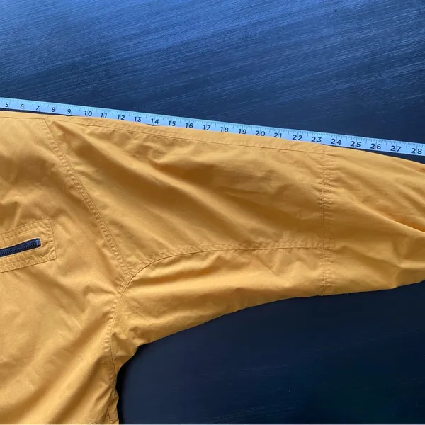 London Fog Mustard Yellow Zipper Lined Jacket Size L (NO HOODIE AVAILABLE)‎ - Image 12