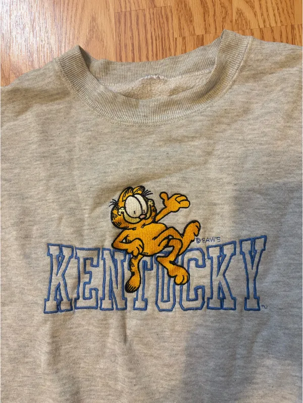 Garfield Crewneck Gray Size M - Image 2