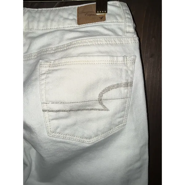 AE American Eagle Skinny Kick Jeans‎ Sz 0 R Boot Cut Flare Stretch - Image 4