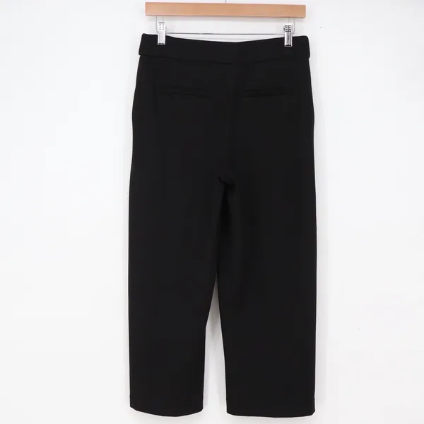 C by one Pants Women's Medium Black Wide Leg Cropped Stretch Excellent - Image 4