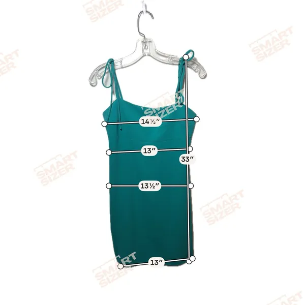 Amanda Uprichard Roxi Mini Sheath Sleeveless Dress in Teal Green Women's S - Image 7