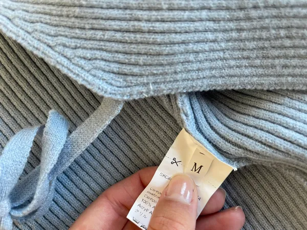 Baby Blue Cropped Cardigan Sweater - Image 2