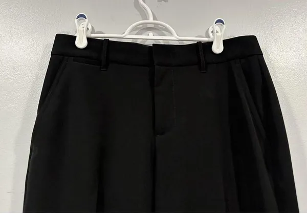 Vince Soft Tailored Ankle Trousers In Black Size 6 - Image 3