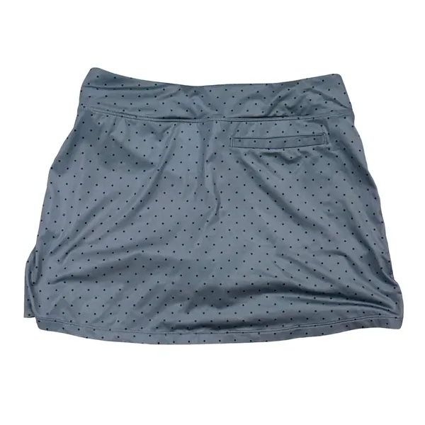 Nike Golf Dri Fit Skirt Womens Small Polka Dot gray / Pink Zip Pockets Athletic - Image 3