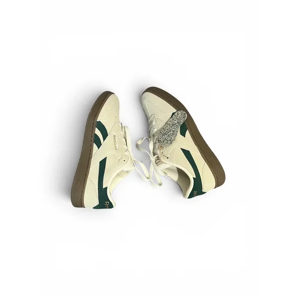 Reebok Club C Revenge Women Cream Green Suede Gum Sole Low Top Sneakers Size 8‎ - Image 9
