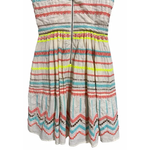 Anthropologie Plenty by Tracy Reese Striped Sunglow Dress Women's Size 4‎ - Image 6