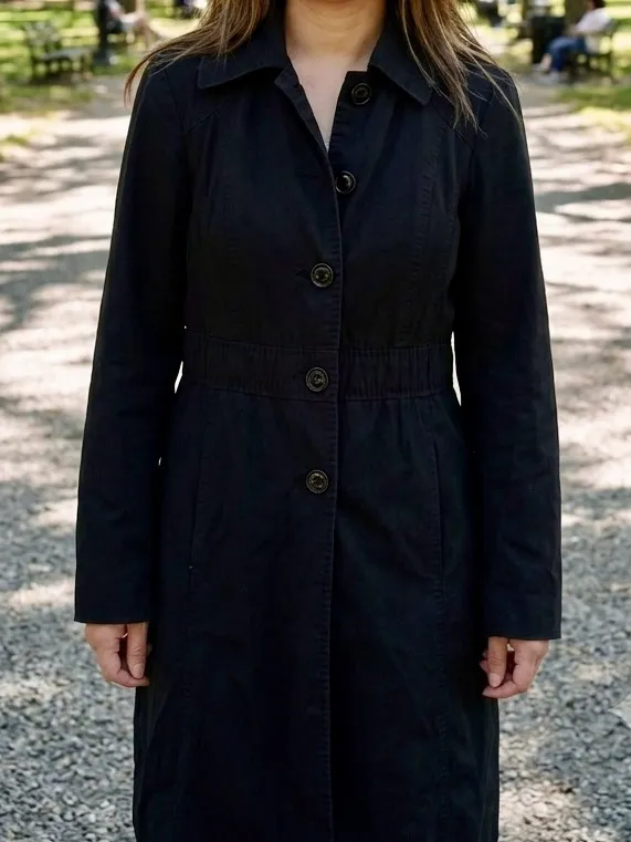 Kenneth Cole Reaction Black Trench Coat - Image 2