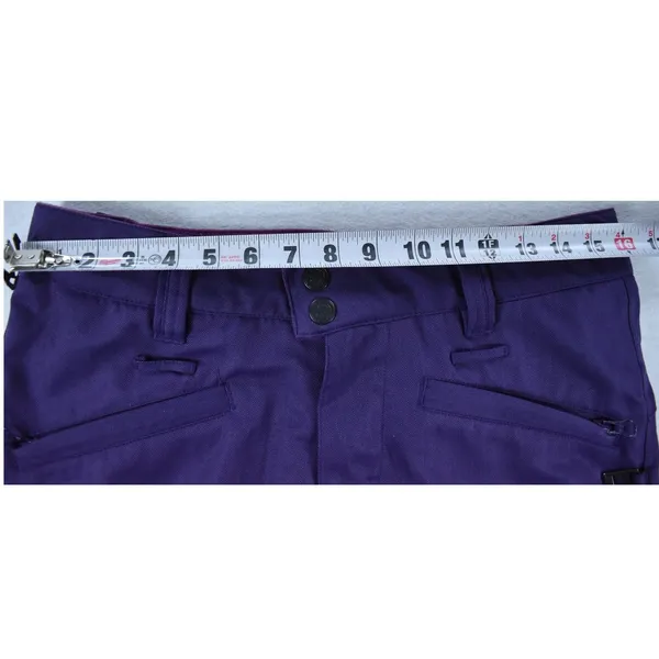 Empyre Womens Purple Herringbone Snow Board Pants 10K Waterproof Ski Snowboard S - Image 6