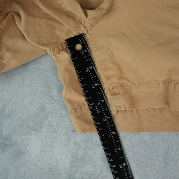 J‎ Crew Shorts Womens 6 City Fit Khaki Brown 33x5 Zipper Back Pockets Cotton - Image 5