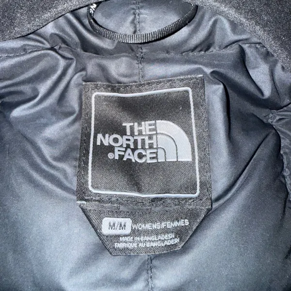 The North Face Metropolis Parka Women Medium Black Good Down Puffer Jacket - Image 4