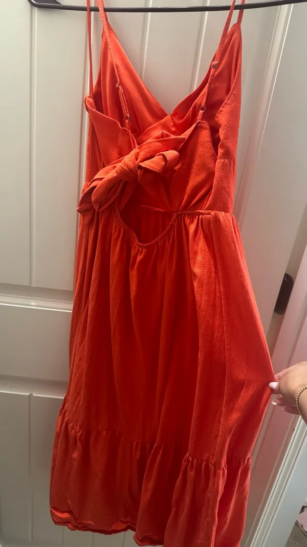 Orange Dress Jessica Simpson - Image 3