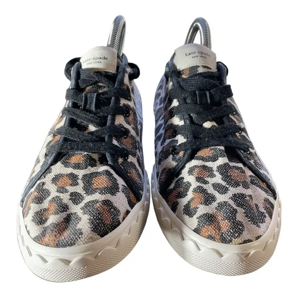 Kate Spade New York Vale Leopard Print Sneakers - Size 8.5 - Image 4