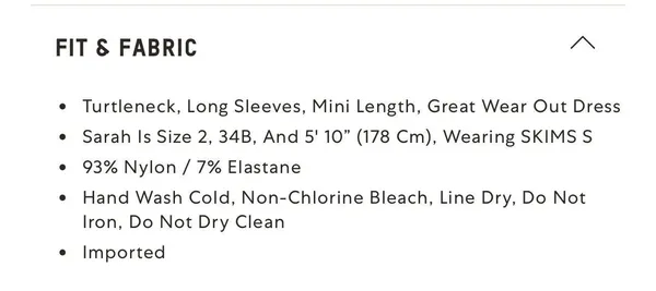 SKIMS Turtleneck Mini Dress - Image 5