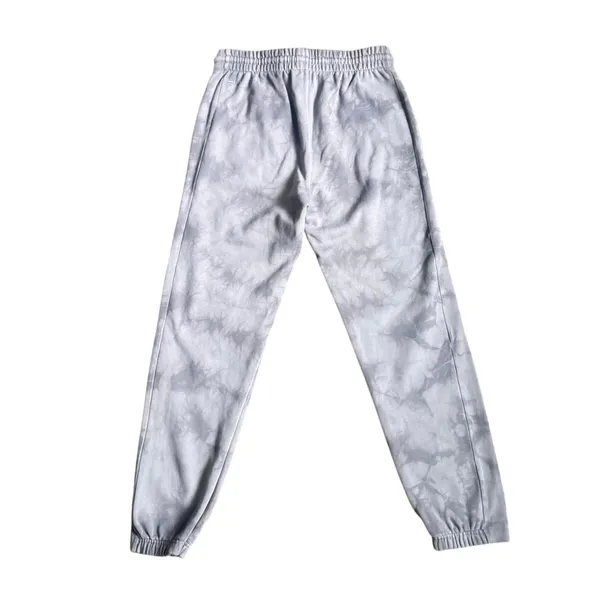 Aritzia Tna Cozy Fleece Mega Sweatpants Grey Cloud Tie-Dye Size Small (S) - Image 2