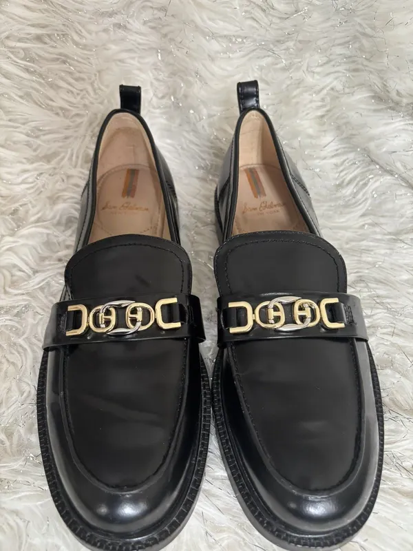 Sam Edelman Christy Black Slip-On Career Office Loafers Women's Size 7.5 US - Image 8