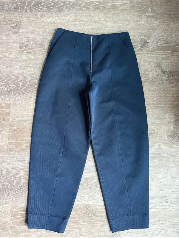 COS Cropped Trousers With Textured Fabric 6 - Image 2