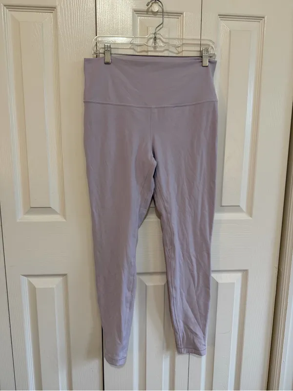 Lululemon Align High Rise Pant 28" Lavender Dew Size 12 - Image 5