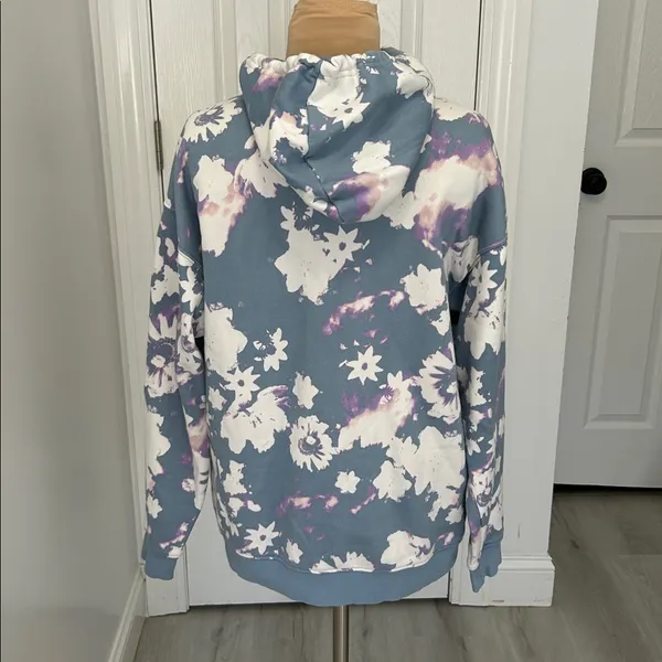 Adidas Originals Floral Tie Dye Pullover Hoodie - Image 4